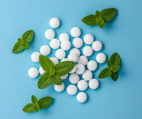 tablets and mint
