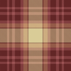 Elegant plaid pattern in warm, earthy tones. Classic textile design with intersecting stripes, suitable for backgrounds, textures, or fashionrelated projects.