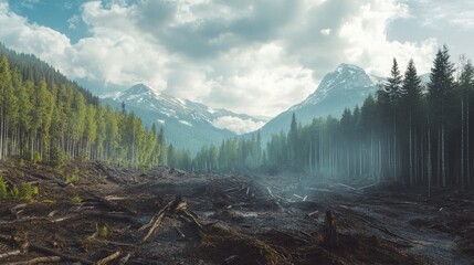deforested forest generative ai