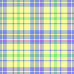 Vibrant tartan pattern in pastel hues.  A versatile, seamless background ideal for design projects, textiles, or creative graphics.  Repeated, colorful.