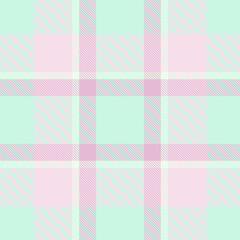 Pastel plaid pattern. Seamless background in pink, mint, and white hues. Versatile for textile design, backgrounds, and elegant, softtoned digital projects.