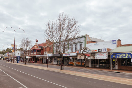 Town of Wangaratta in Victoria Australia