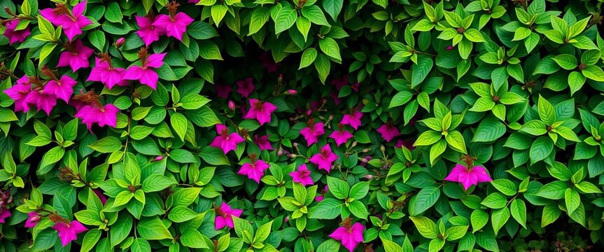 Vibrant green foliage creates a natural, heart-shaped frame,  design,  overhead