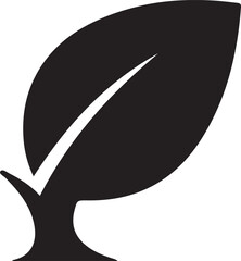 abstract floral leaf vector design