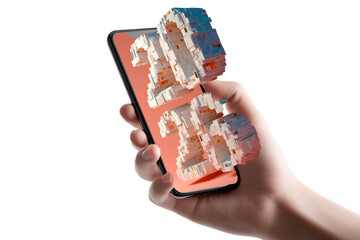 Futuristic 2026 Digital Concept on Smartphone