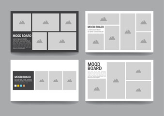 Mood Board Presentation Template, image board
