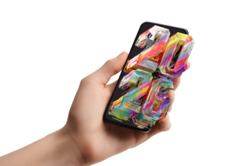 Futuristic 2026 Digital Concept on Smartphone