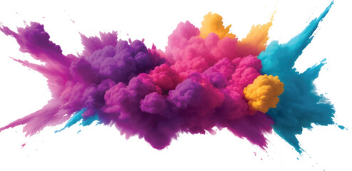 Abstract watercolor paint and ink splash art illustration with colorful texture and grunge design on paper