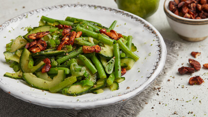 Asian green bean salad