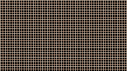 Beige, brown and black plaid fabric texture background. Seamless pattern checkered wallpaper.	