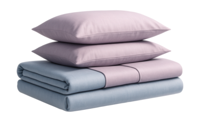 Antimicrobial bed sheet set for a health-focused family bedroom in a countryside home.