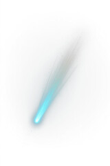 Fire and ice comet light trail PNG. Abstract versus effect. © Iryna