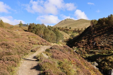 Scotland highlands, Ben lawers munros, loch Tay