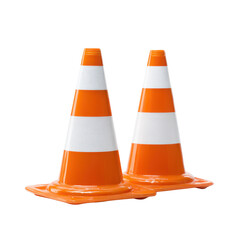 traffic cone isolated on white background