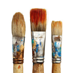 brushes isolated on white background