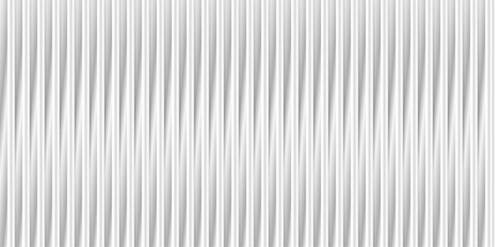Soft grey frosted acrylic surface with reeded, wavy texture. White ribbed glass background and fluted door window close-up. Elegant, airy, and minimal vector design with a delicate glassy aesthetic.