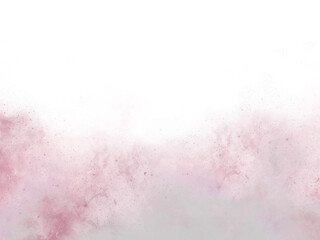 Clouds, pink-white mist, ice particles evaporating and rising from below, transparent background illustration used for design.