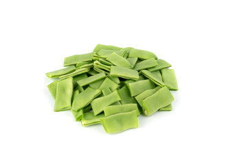 Phaseolus coccineus flat green pods