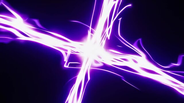 Purple Slash Effect &ndash; Cutting Through the Darkness