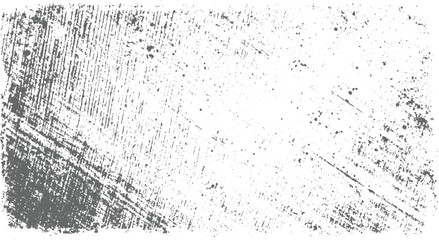 A gray distressed grunge texture with visible scratches and speckles on a white background.