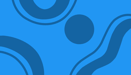 abstract blue background with circles