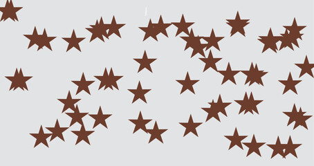 Elegant shimmering golden star pattern illustration, luxury celestial artwork background for festive and decorative design