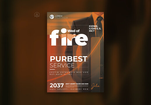 Minimal Poster Design Template.