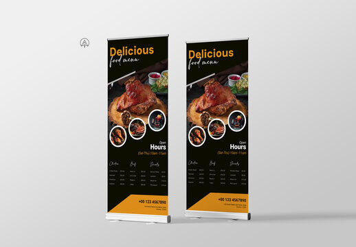 Simple Delicious Food Roll Up Template