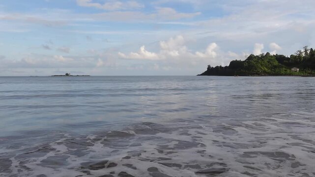 Corbyn's Cove Beach in Sri Vijaya Puram earlier Port Blair in Andaman and Nicobar Island known for Scenic Beauty and a popular tourist attraction.