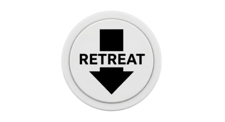 White button with black text and down arrow