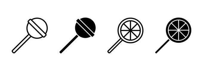Candy icon vector. candy sign and symbol.