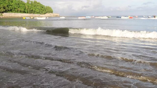 Corbyn's Cove Beach in Sri Vijaya Puram earlier Port Blair in Andaman and Nicobar Island known for Scenic Beauty and a popular tourist attraction.