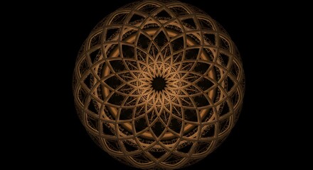 A circular pattern inspired by Gulf domes