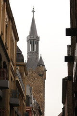 The center of Aachen, NRW, Germany, during Autumn period.