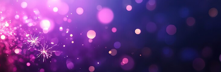 A purple digital background with dots, LED lights, and dark tones