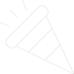 Abstract dotted geometric pattern on transparent background minimalist design simple shapes science technology concept