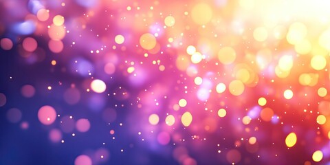 A radiant golden light explosion background with sparkling bokeh lights