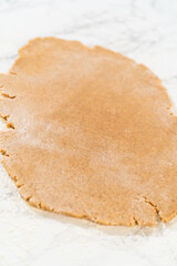 Step by step preparation of Amber Gingerbread Cookies from dough to delicious holiday treats