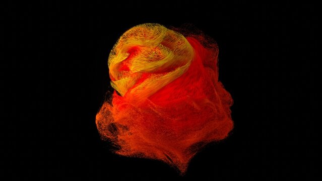 An abstract piece with swirling red and yellow shades, evoking deep emotion and vibrant energy. Perfect for artistic projects, it adds a unique touch to any creative endeavor