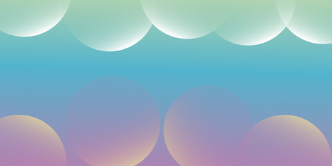 Gradient background with soft pastel colors, featuring blue and yellow hues. The background has a smooth, abstract texture with overlapping circles. Minimal abstract circles vector gradient background