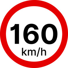 160 kmh highway speed limits. Road speed limit signs. 160 km speed limit sign. Ten kilometers per hour speed limit