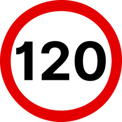 120 kmh highway speed limits. Road speed limit signs. 120 km speed limit sign. Ten kilometers per hour speed limit