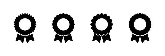 Badge icon vector illustration. Awards icon vector. Achieve sign and symbols. Stamp