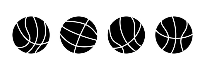 Basketball icon vector illustration. Basketball ball sign and symbol