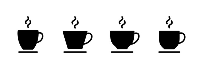 coffee cup icon vector illustration. cup a coffee sign and symbol