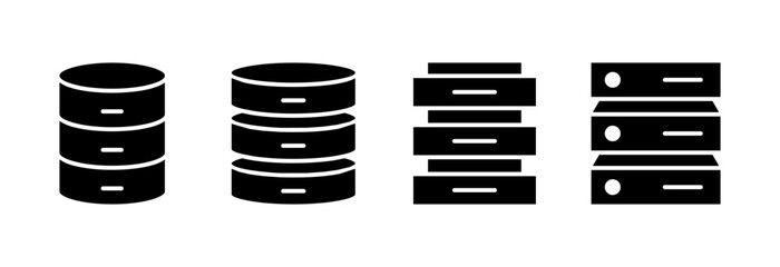 Database icon vector illustration. database sign and symbol