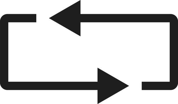 swap icon. Transfer arrows icons collection. Exchange symbol. Change sign
