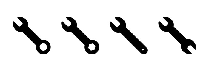 Wrench icon vector illustration. repair icon. tools sign and symbol