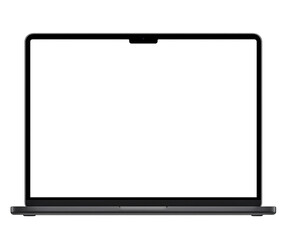 Hand holding a modern black tablet with a blank white screen. A mockup for showcasing apps, websites, or presentations. Isolated on a transparent background.