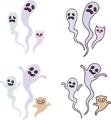 긴유령모음_고스트_귀신_할로윈_핼러윈